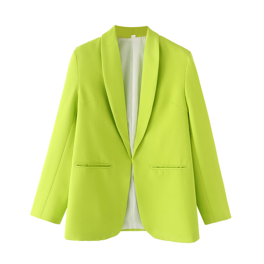 Flirtatious Flair Long Sleeve Blazer