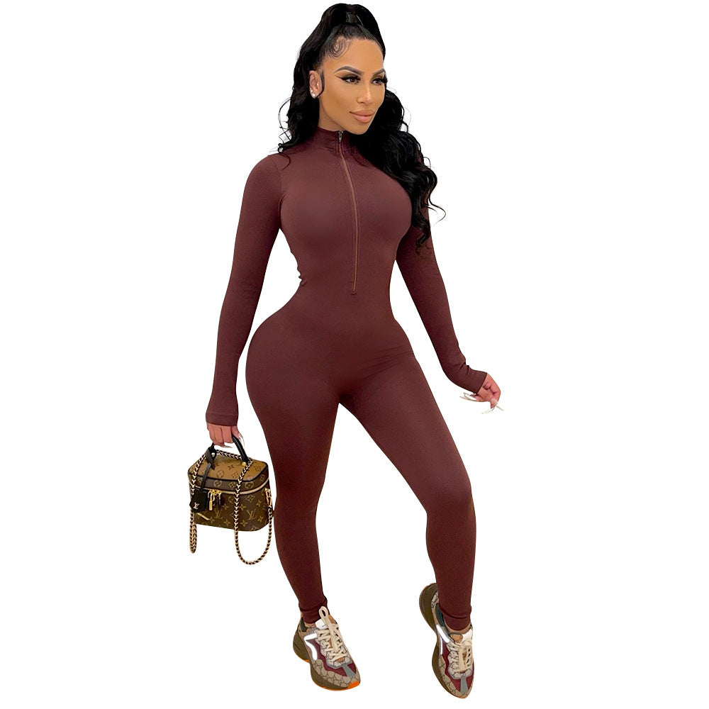 Gilded Seduction Sports Jumpsuit